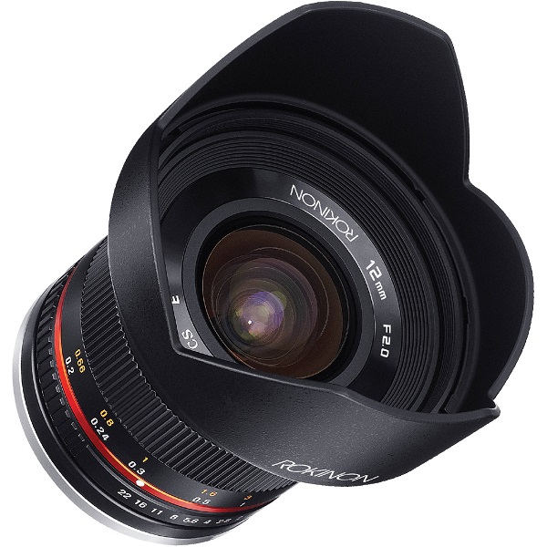 Rokinon 12mm F2.0 NCS CS Ultra Wide-Angle Lens for Fuji X Mount Digital Cameras