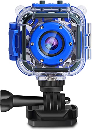 PROGRACE Children Kids Camera Waterproof Digital Video Camera