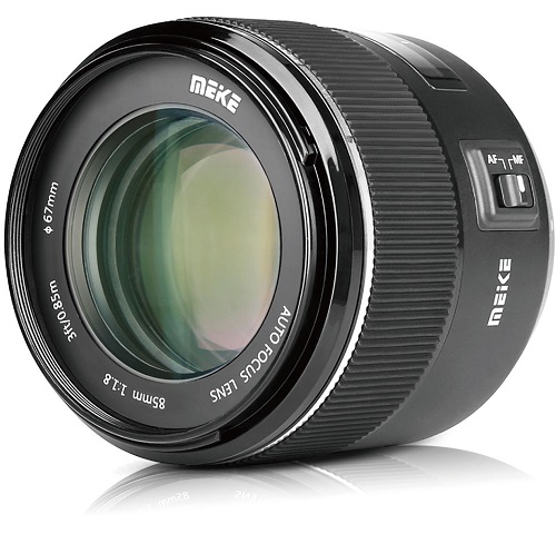 Meike 85mm F1.8 Auto Focus Full Frame Large Aperture Lens Compatible with Nikon F Mount DSLR Cameras