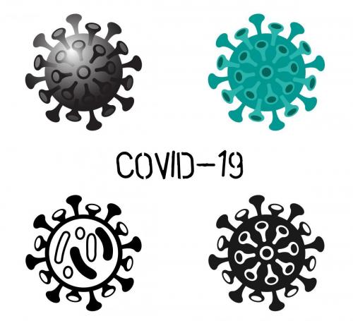 Coronavirus icon vector