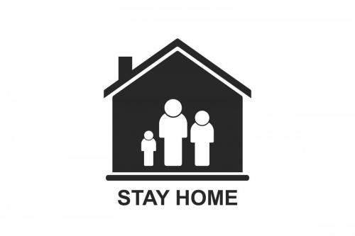 Stay home icon