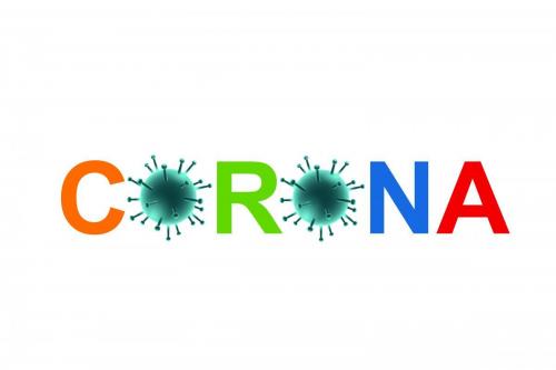 Covid-19 Coronavirus concept text icon